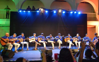 Camerata de Violões da Vila da Música se apresenta para Gilberto Gil