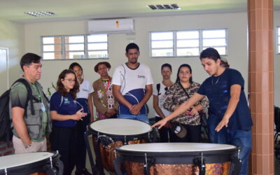 Visita guiada técnica com os alunos do 3° e 4° ano do Colégio Diocesano do Crato