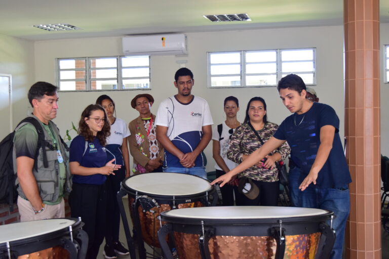 Visita guiada técnica com os alunos do 3° e 4° ano do Colégio Diocesano do Crato