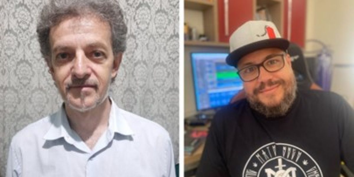 O maestro Gualtieri Beloni e o produtor musical Rodrigo Loli / Fotos: divulgação