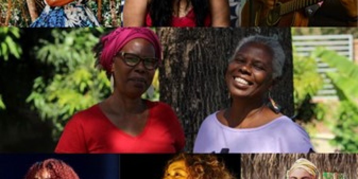 Foto divulgação 3 Mestra Maria de Tiê, Fatinha Gomes, Débora Lopes, Verônica Neves, Valéria Neves, Dark, Janinha Brito e Mãe Brígida. / Fotos: Divulgação
